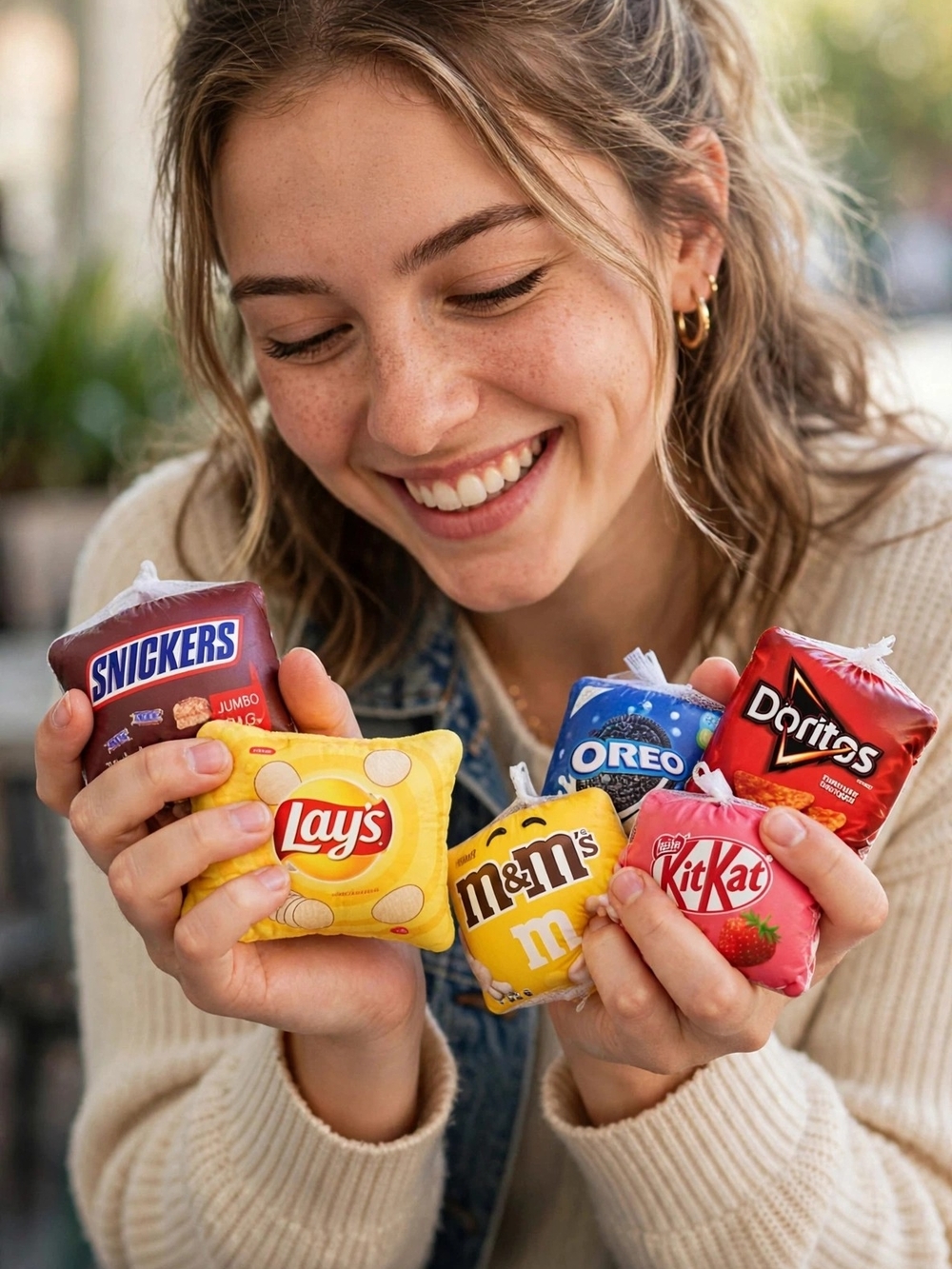 New 3-Mini Snack Squishy Stress Balls Set of 3 – Pick Any 3 Different Designs